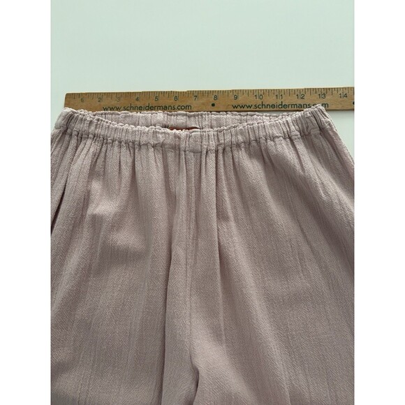 Oh My Gauze! Pants Sz 1 S/ M Dusty Rose Wide Leg Lagenlook Cotton Coastal Beach - Picture 6 of 16
